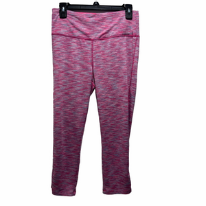VOGO Athletica Pink Heathered Cropped Leggings – Size Medium – EUC (b1)